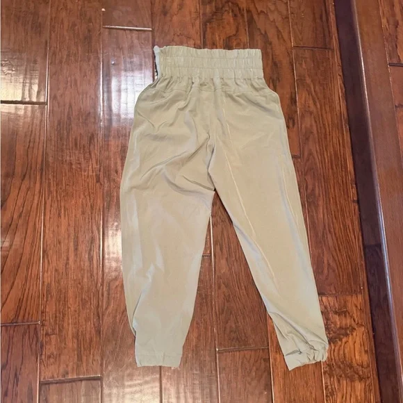 Vanilla Star Army green Elastic-Waist Track Pants - Picture 5 of 6